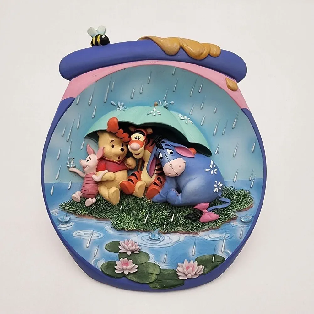 Disney Winnie‎ The Pooh It's Just A Small Piece Of Weather Collector Plate